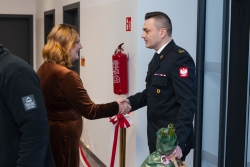 Uroczyste otwarcie wraz z przecięciem wstęgi nowego budynku Urzędu Gminy oraz Gminnego Ośrodka Pomocy Społecznej w...