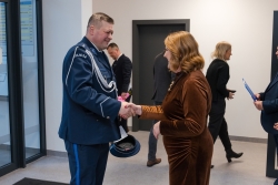 Uroczyste otwarcie wraz z przecięciem wstęgi nowego budynku Urzędu Gminy oraz Gminnego Ośrodka Pomocy Społecznej w...