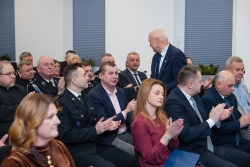 Uroczyste otwarcie wraz z przecięciem wstęgi nowego budynku Urzędu Gminy oraz Gminnego Ośrodka Pomocy Społecznej w...