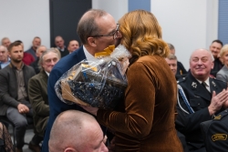 Uroczyste otwarcie wraz z przecięciem wstęgi nowego budynku Urzędu Gminy oraz Gminnego Ośrodka Pomocy Społecznej w...