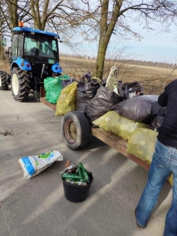 Podziękowanie za udział w akcji „Sprzątanie świata w Gminie Sadkowice”
