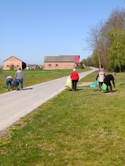 Podziękowanie za udział w akcji „Sprzątanie świata w Gminie Sadkowice”