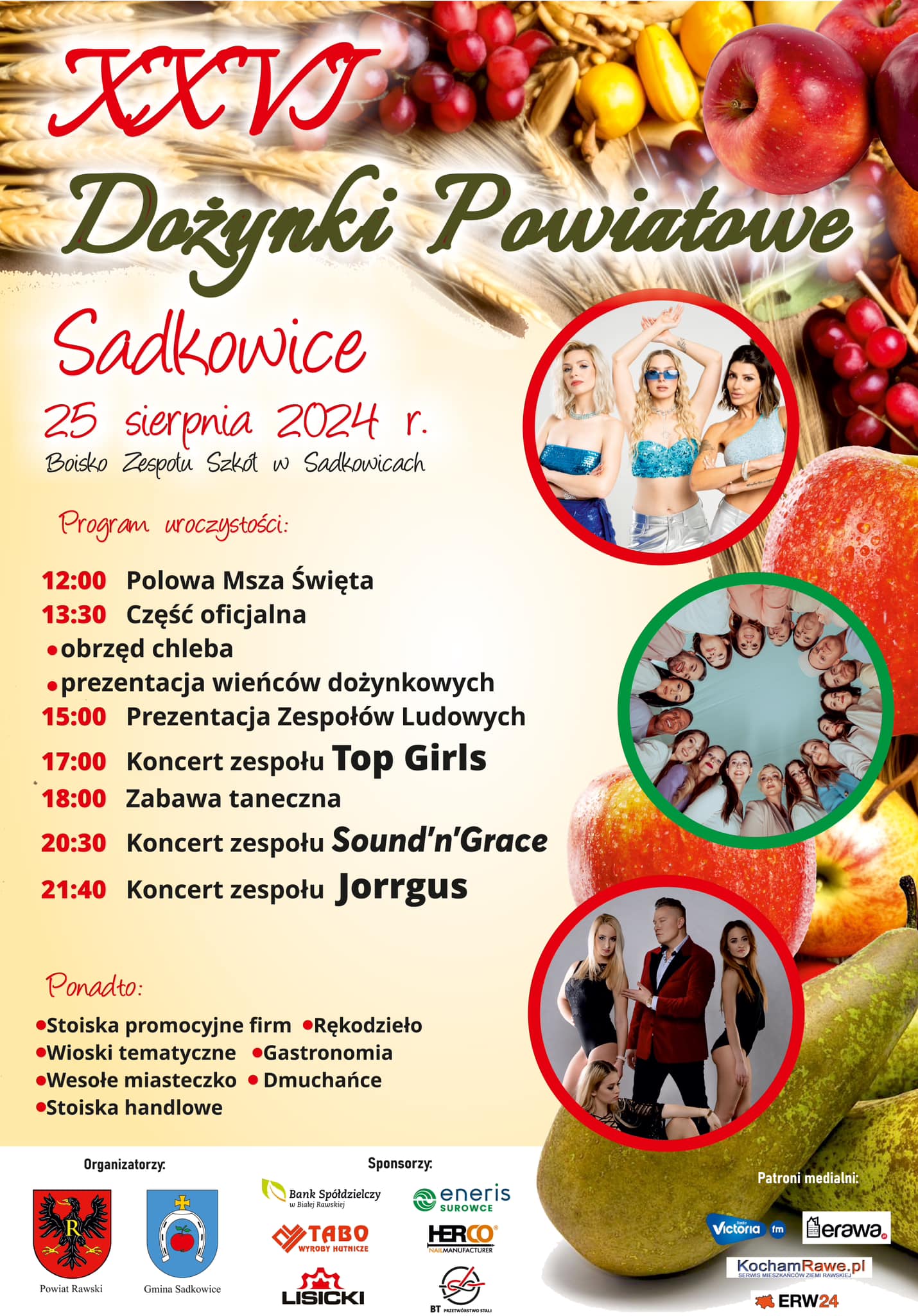 Dożynki powiatowe - plakat